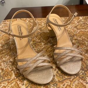 Badgley Mischka American Glamour Strappy Formal Sparkle Heels